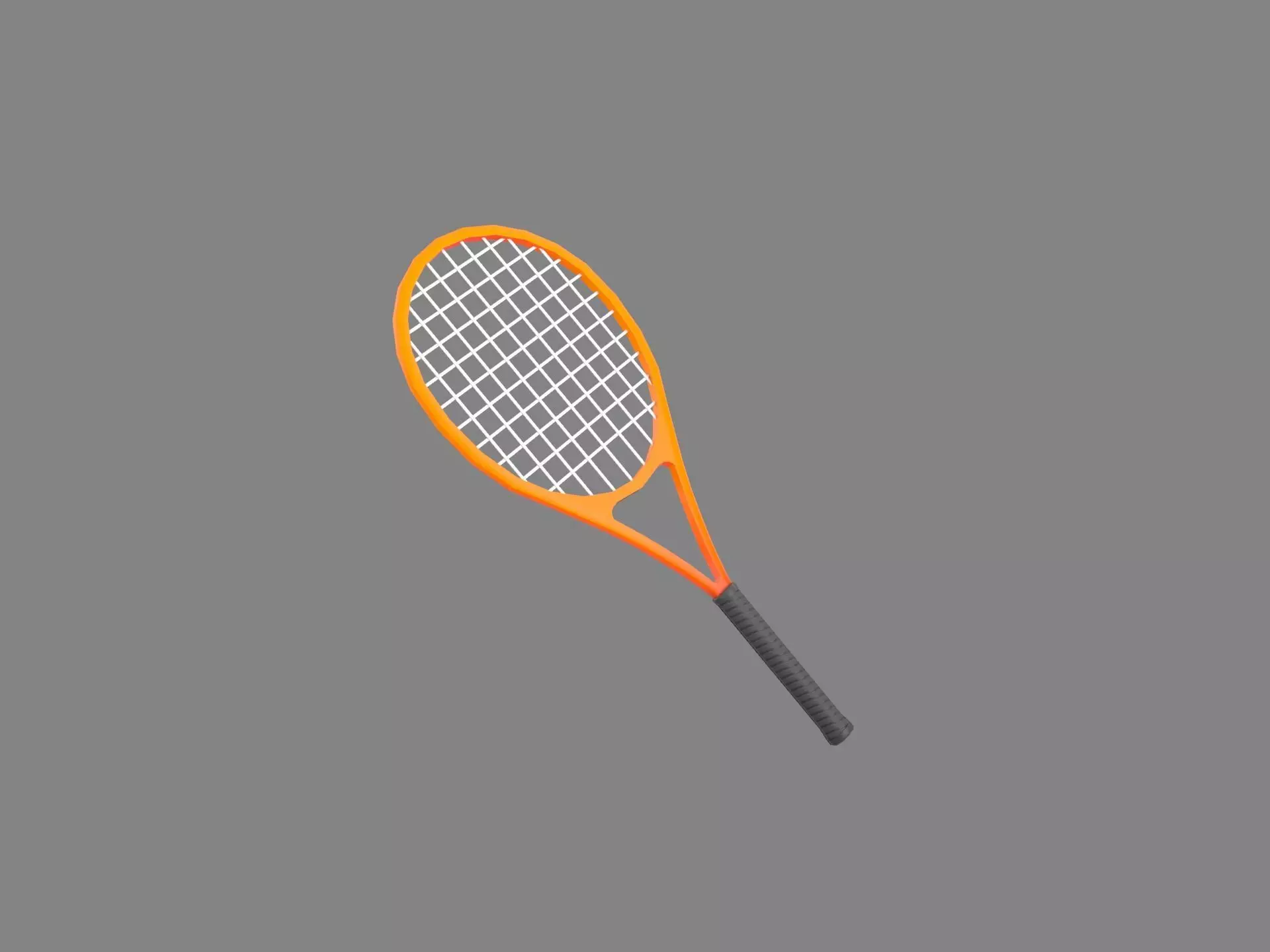 Prop248 Tennis Racket Low-poly 3D model