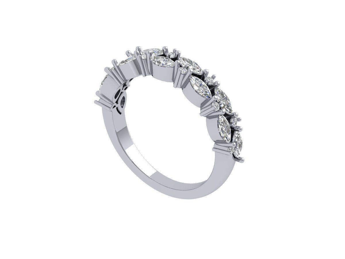 Solitaire Engagement Ring 3D print model_5