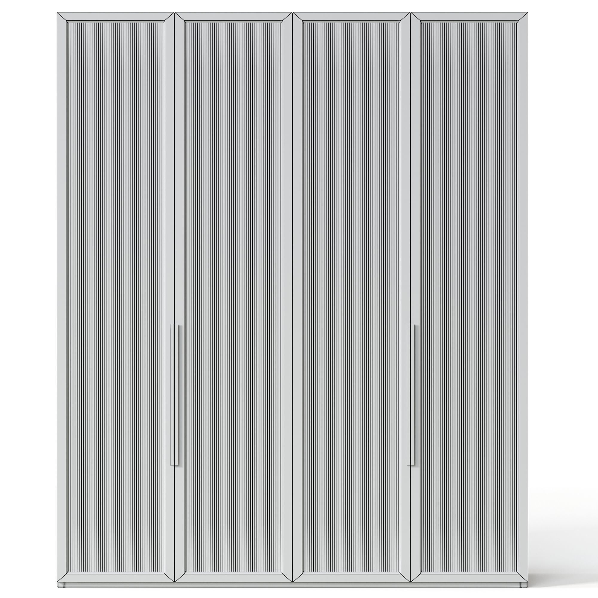 Furniture Composition 48 wardrobe 3D model_2