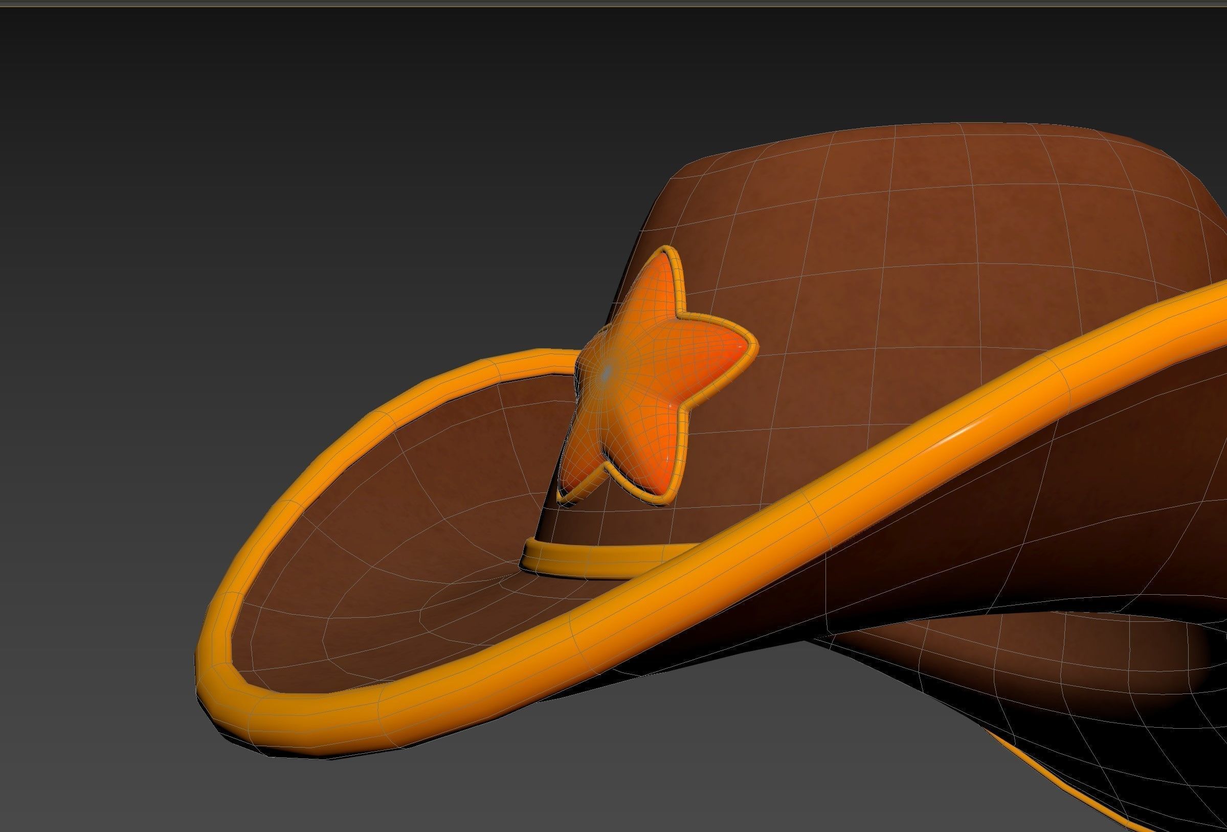 Prop250 Cowboy Hat 3D model_26