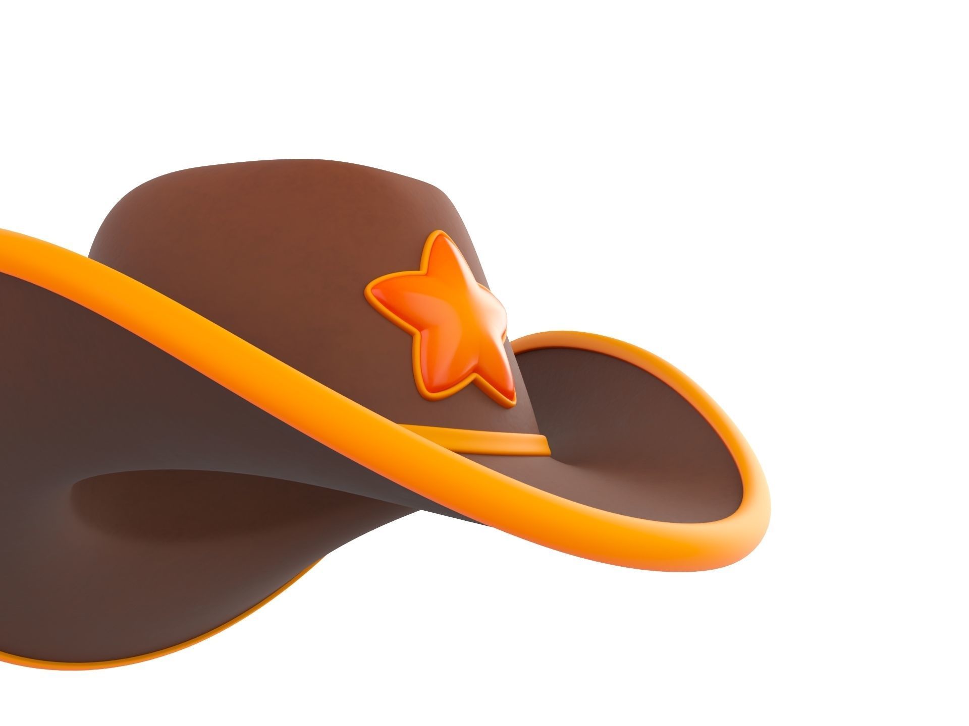 Prop250 Cowboy Hat 3D model_9