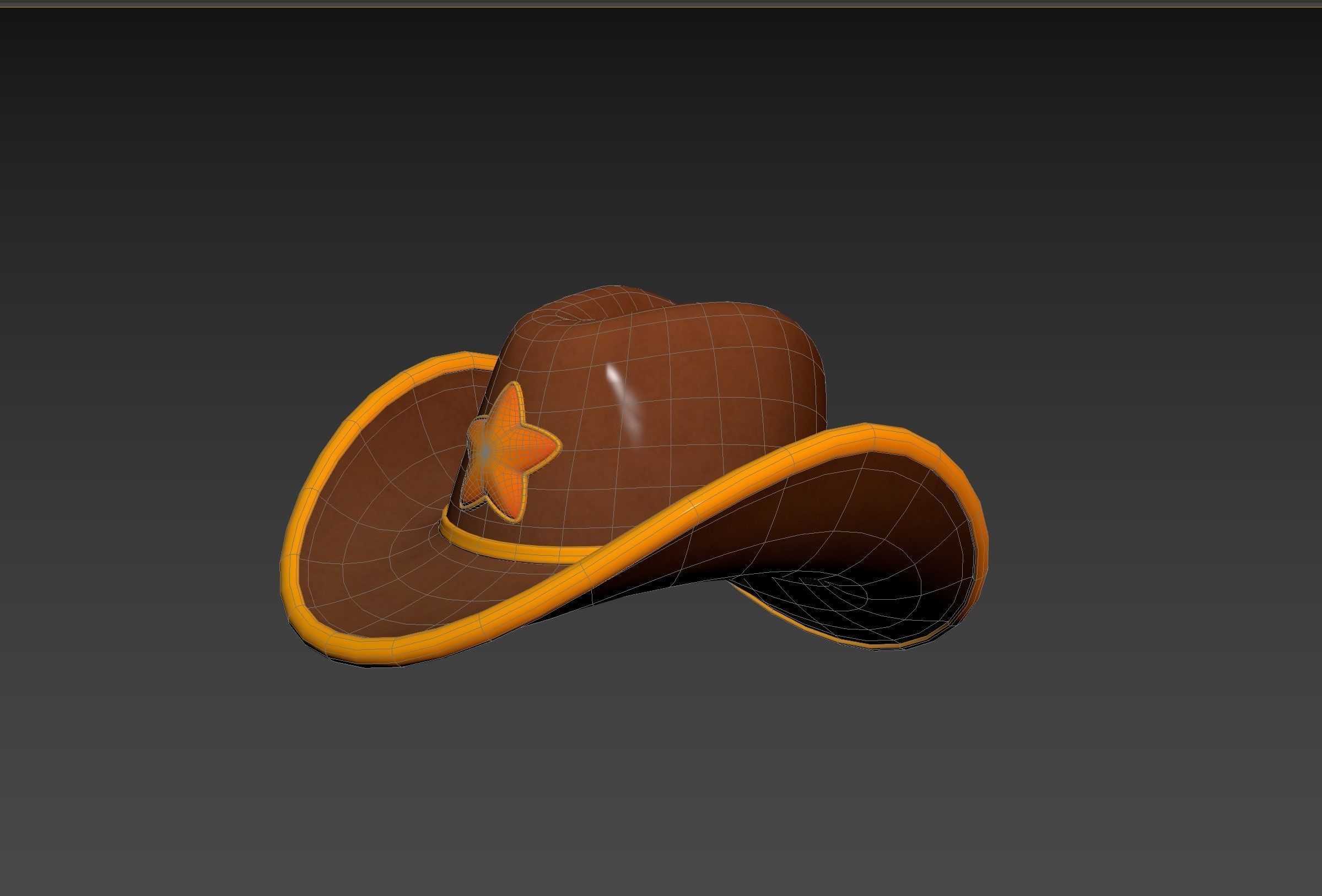 Prop250 Cowboy Hat 3D model_24