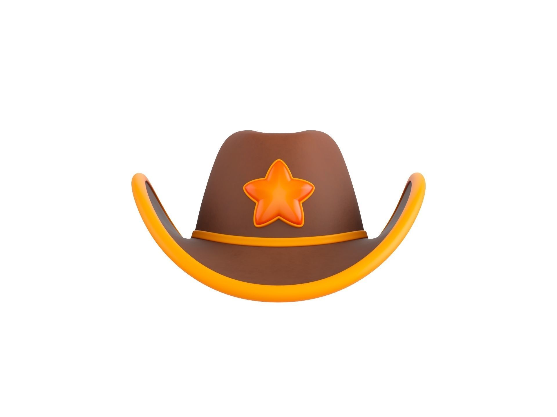 Prop250 Cowboy Hat 3D model_2