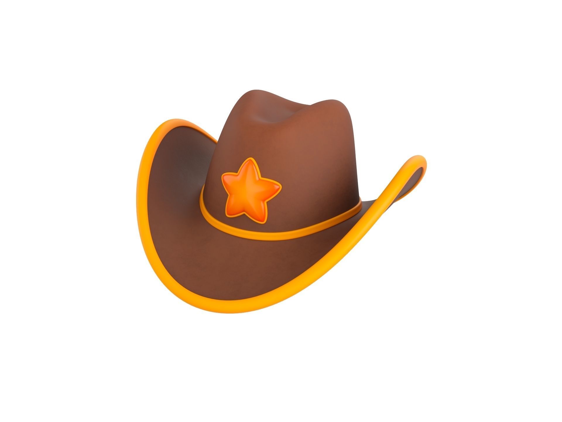 Prop250 Cowboy Hat 3D model_1