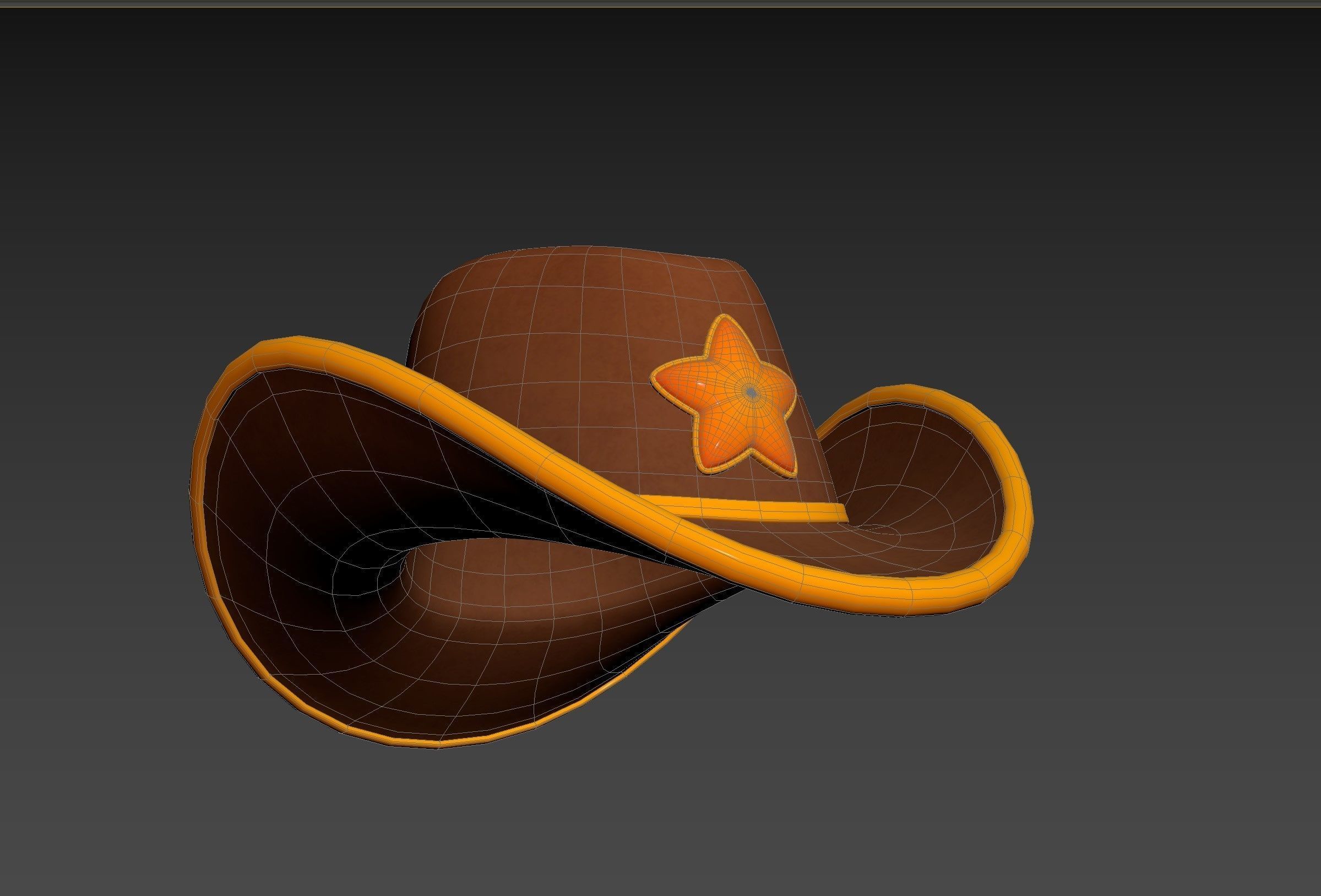 Prop250 Cowboy Hat 3D model_14