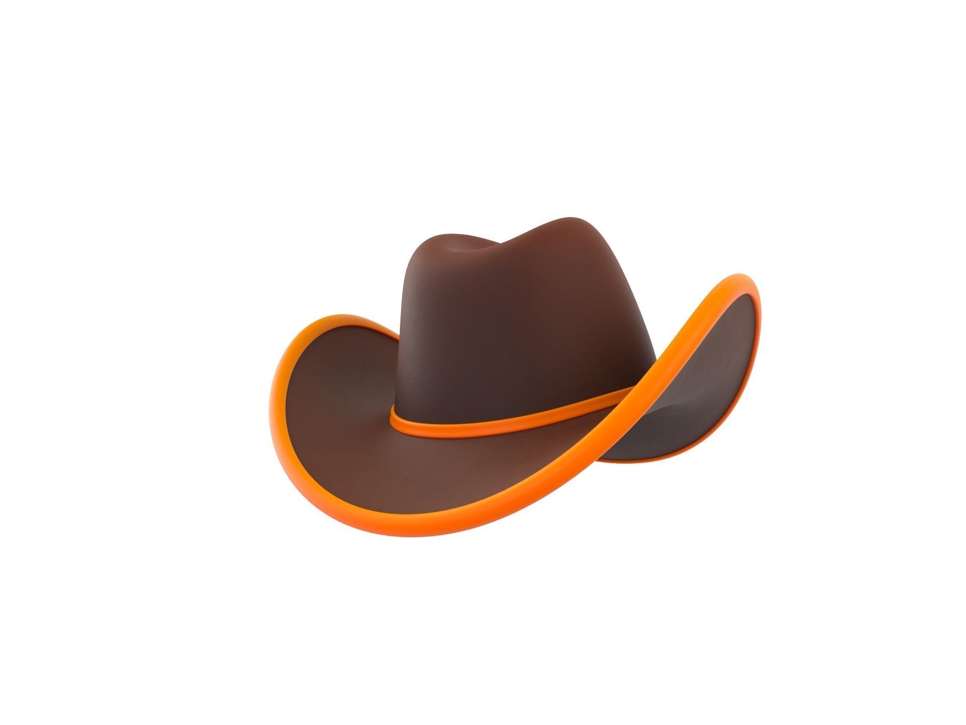 Prop250 Cowboy Hat 3D model_6