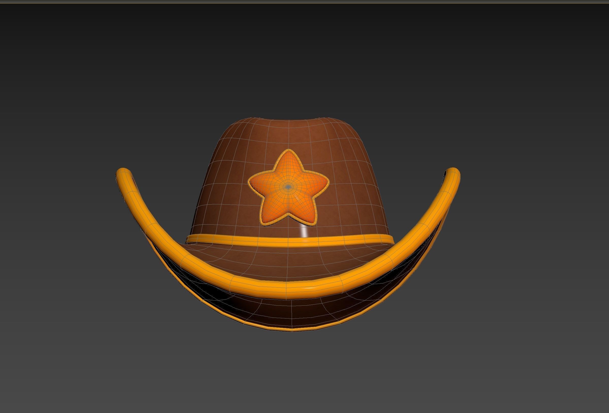 Prop250 Cowboy Hat 3D model_13