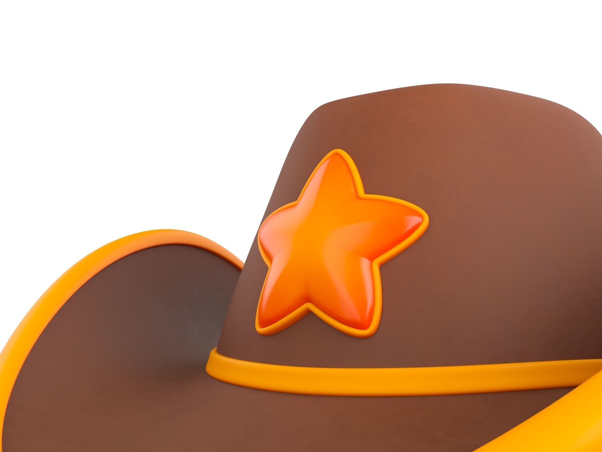 Prop250 Cowboy Hat 3D model_8