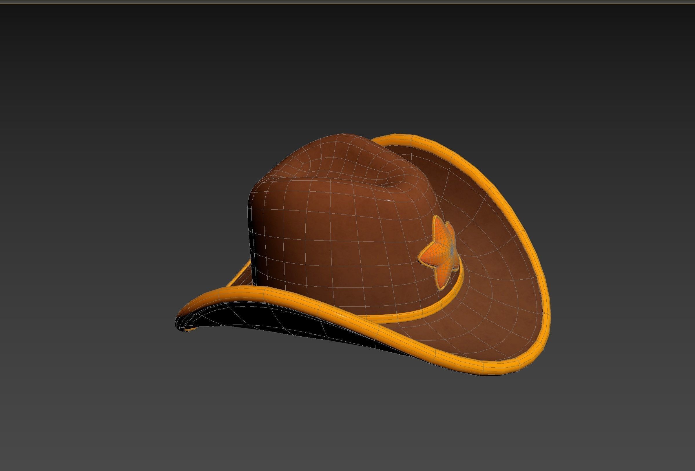 Prop250 Cowboy Hat 3D model_16