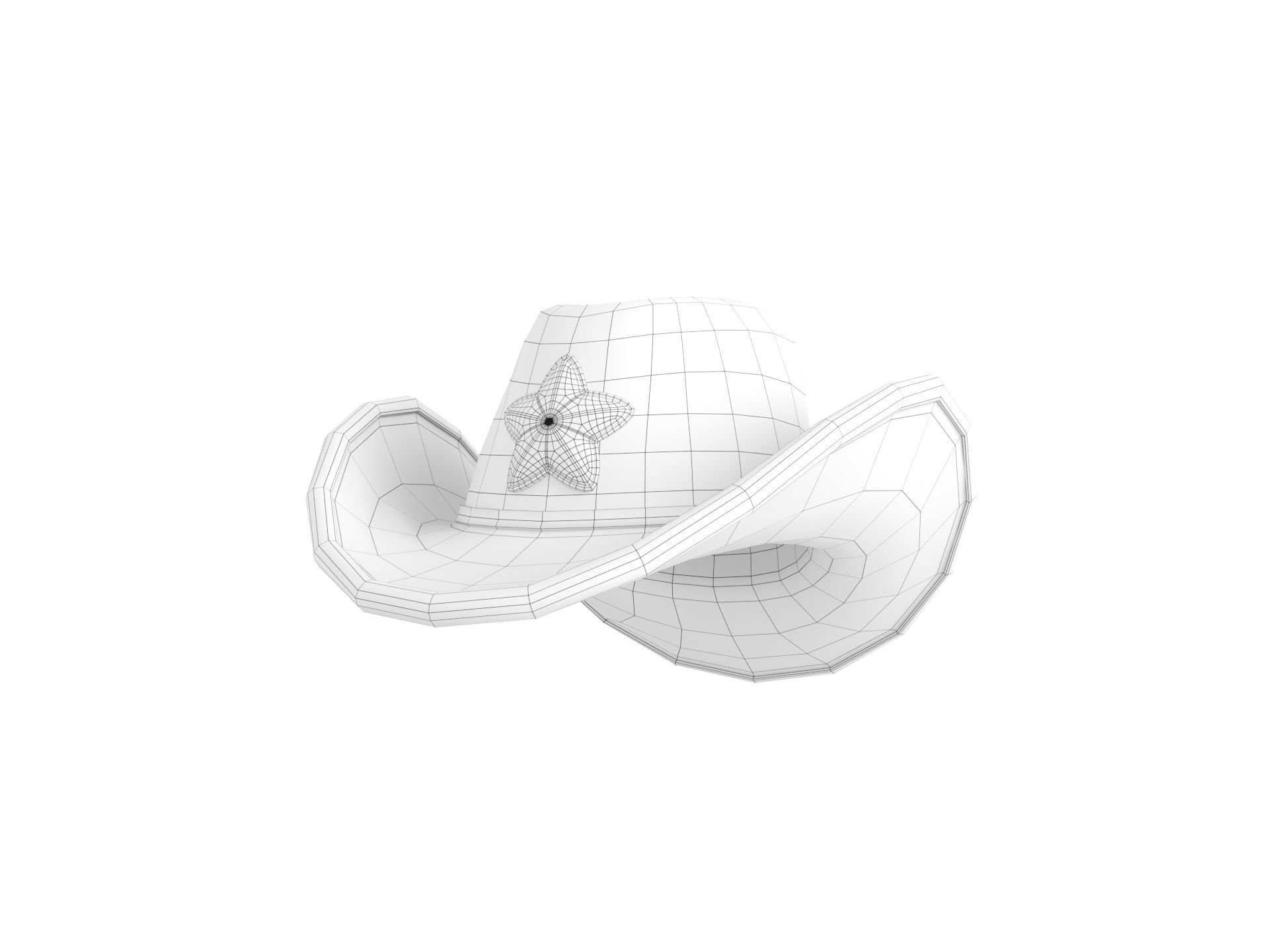 Prop250 Cowboy Hat 3D model_28
