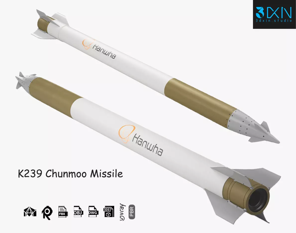 K239 Chunmoo Missile 3D model