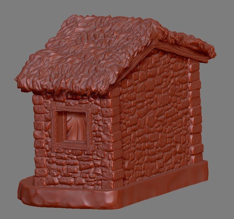 Christmas Crib baby jesus 3D print model_34