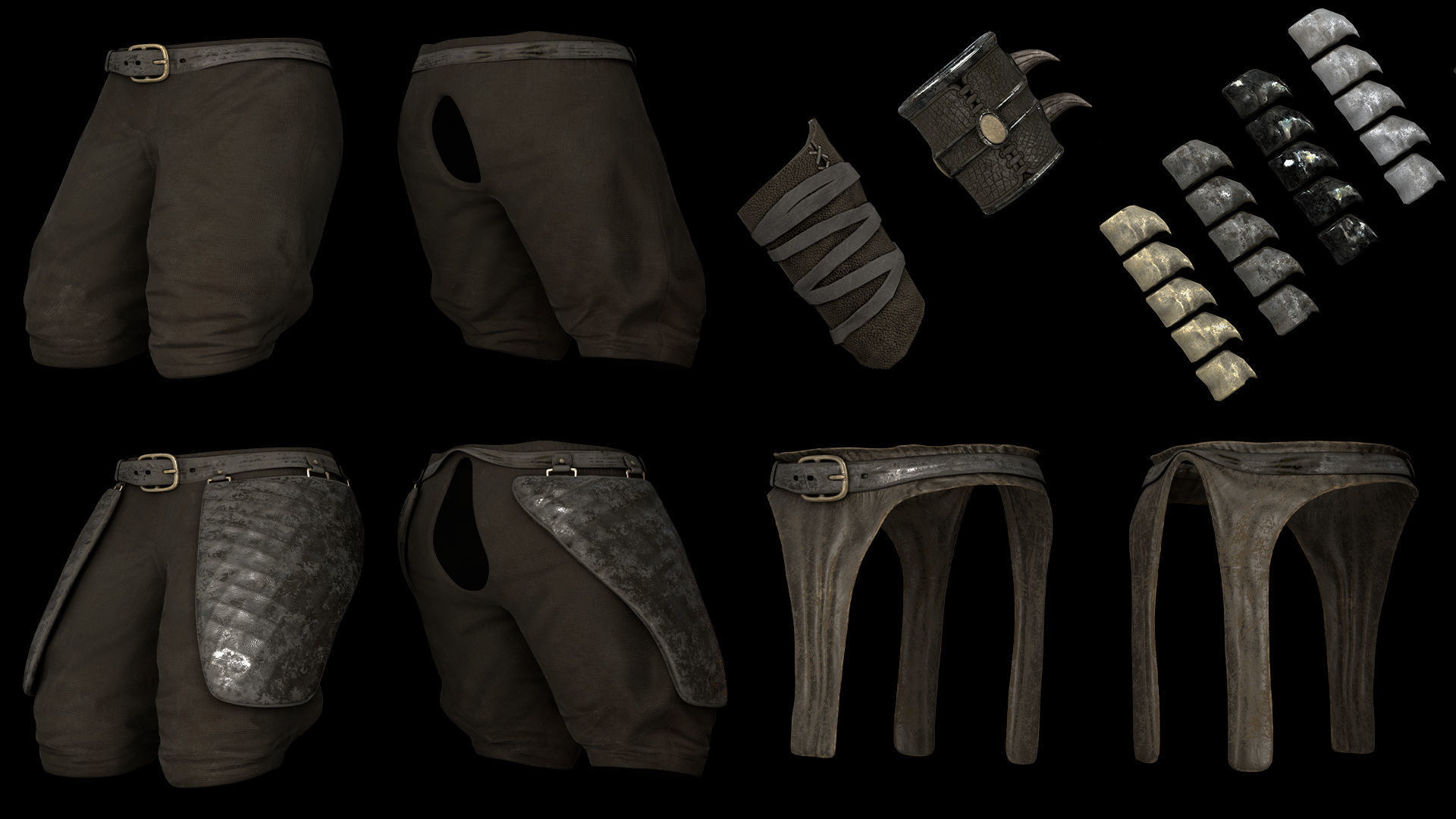 150 RK Armor Bundle 3D Model Collection_45