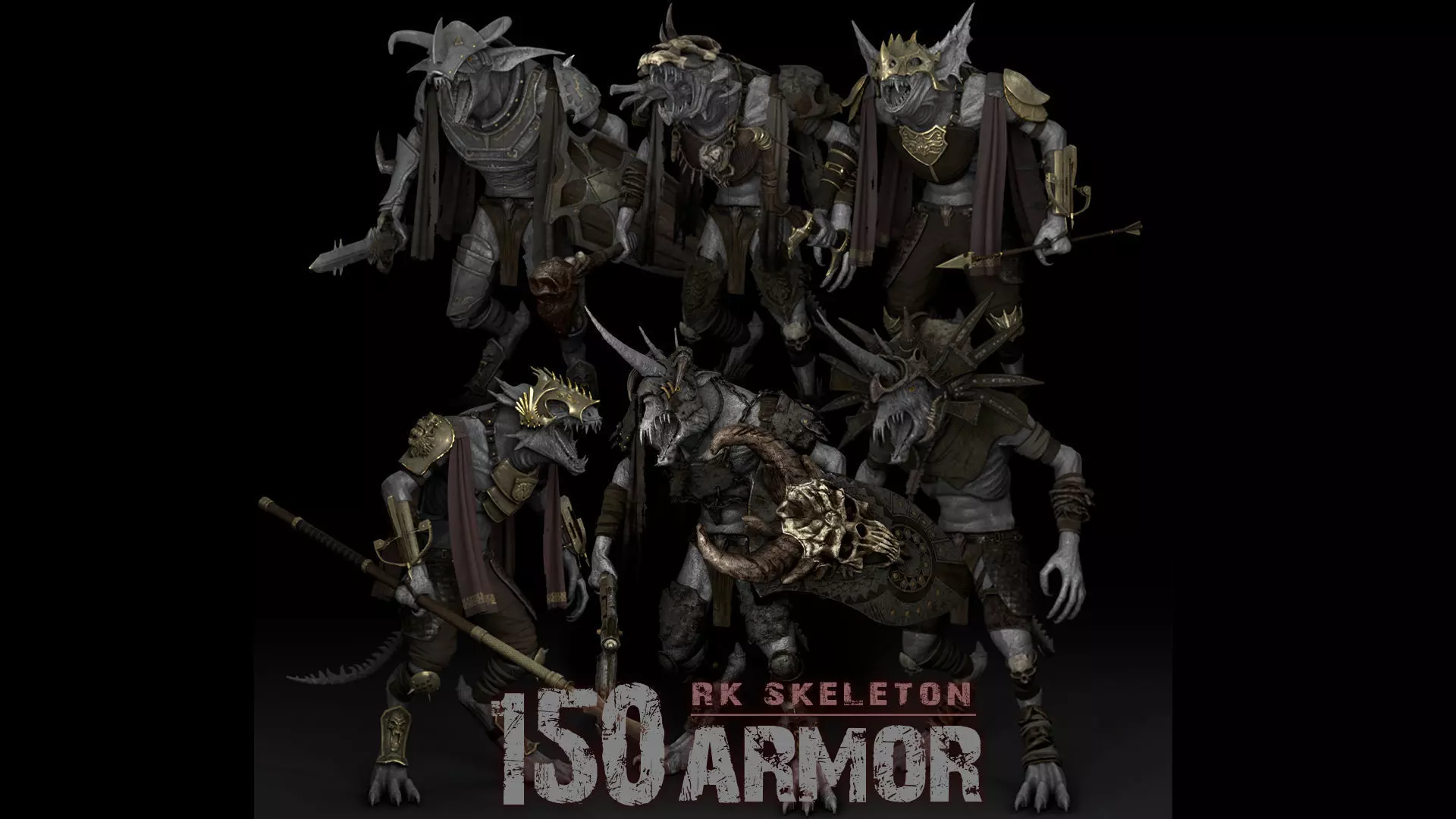 150 RK Armor Bundle 3D Model Collection_0