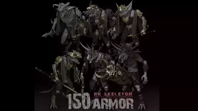 150 RK Armor Bundle 3D Model Collection