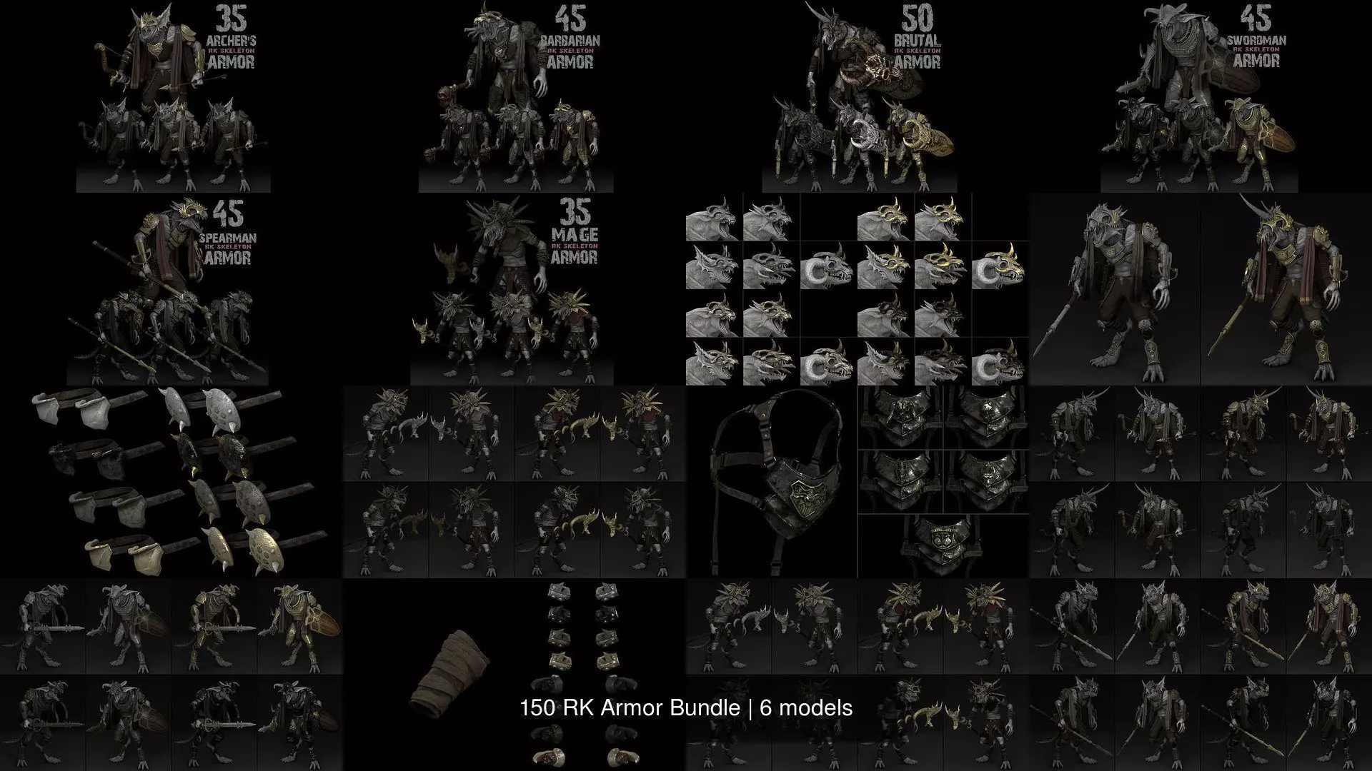 150 RK Armor Bundle 3D Model Collection_13
