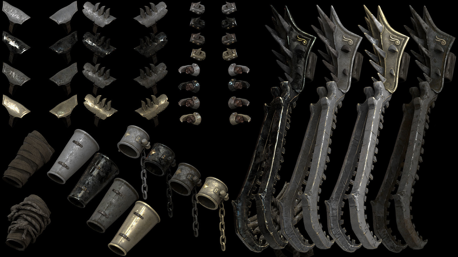 150 RK Armor Bundle 3D Model Collection_41