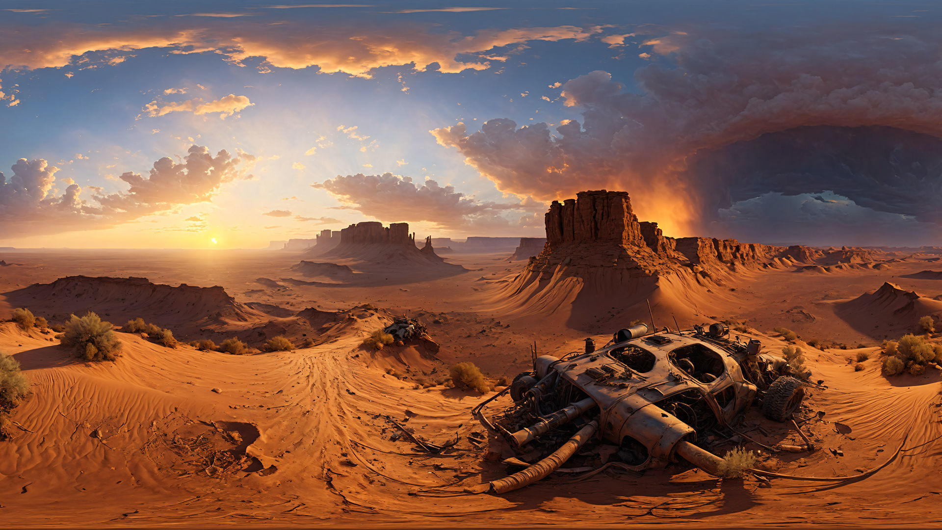 HDRI Desert Panoramas Low-poly 3D model_12