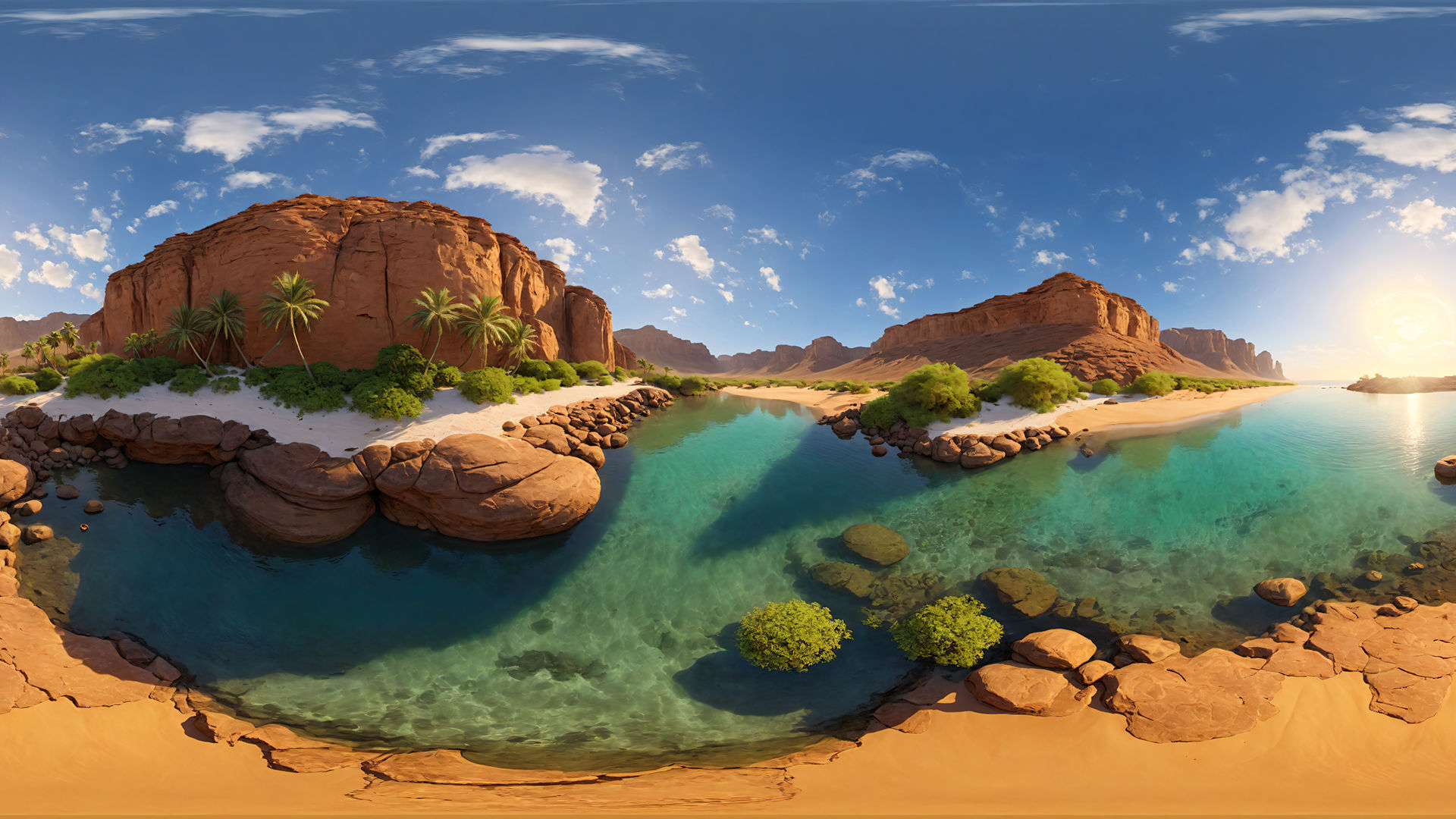 HDRI Desert Panoramas Low-poly 3D model_4