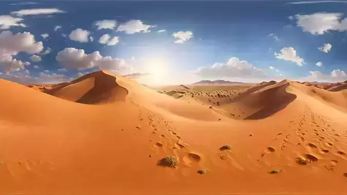 HDRI Desert Panoramas Low-poly 3D model