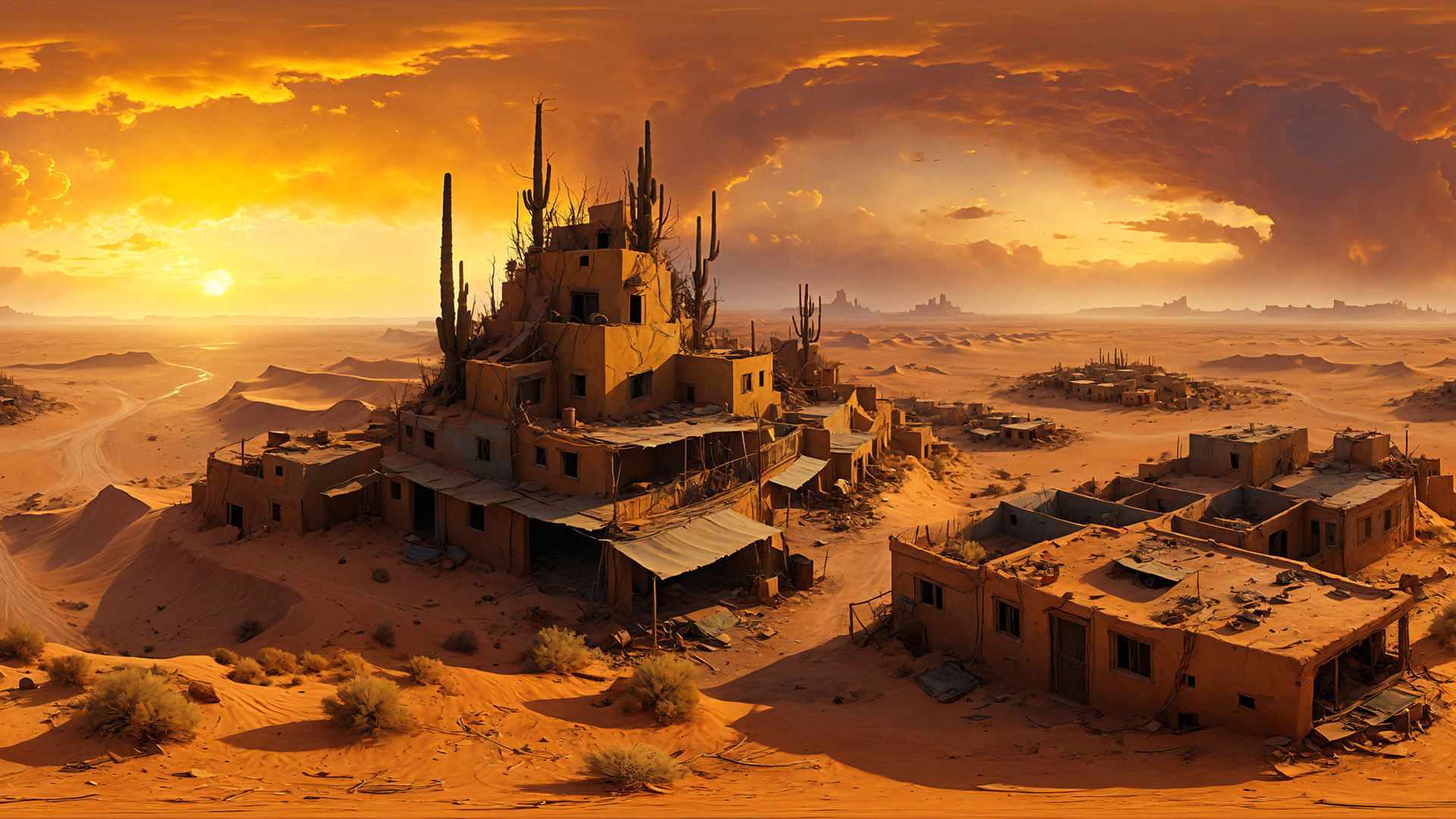 HDRI Desert Panoramas Low-poly 3D model_8