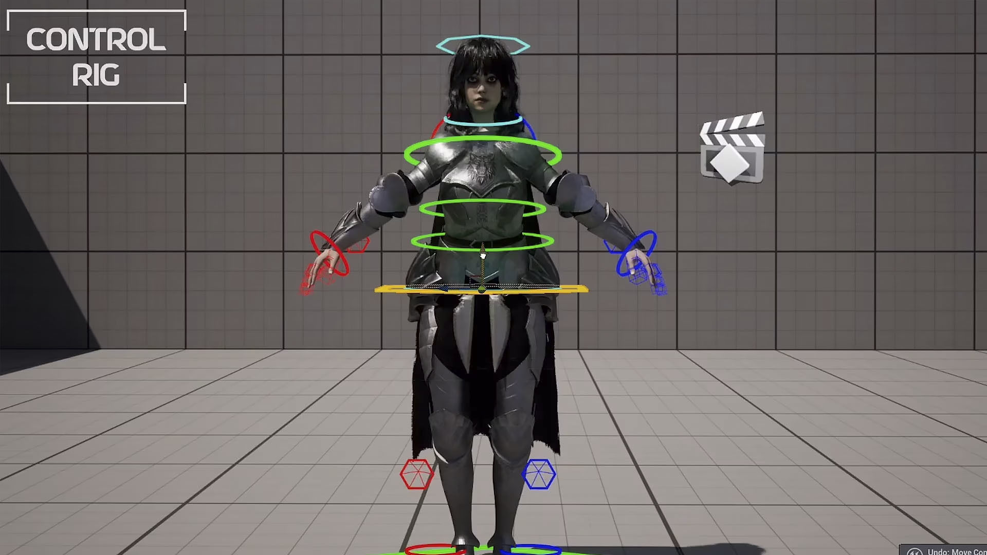 Wolf Armor Female Warrior - Unreal Engine 5 Low-poly 3D model_12