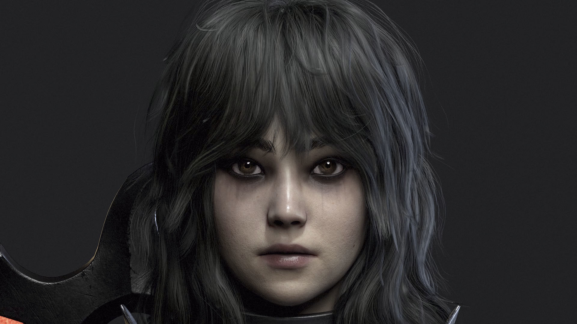 Wolf Armor Female Warrior - Unreal Engine 5 Low-poly 3D model_2