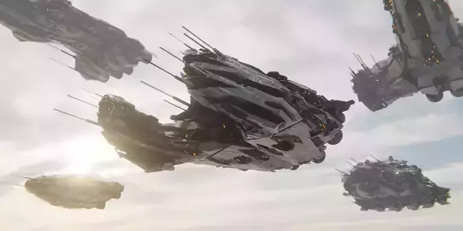 Spaceship Generator Blender 3D model