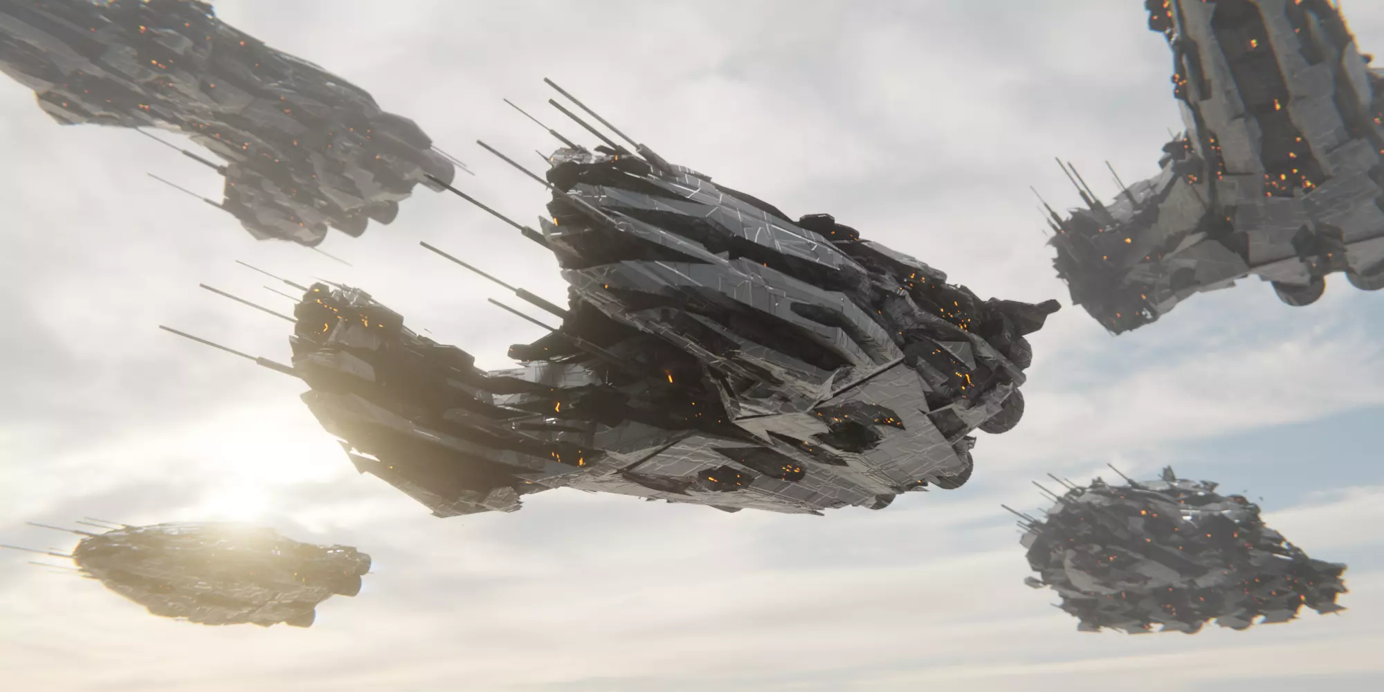 Spaceship Generator Blender 3D model_0