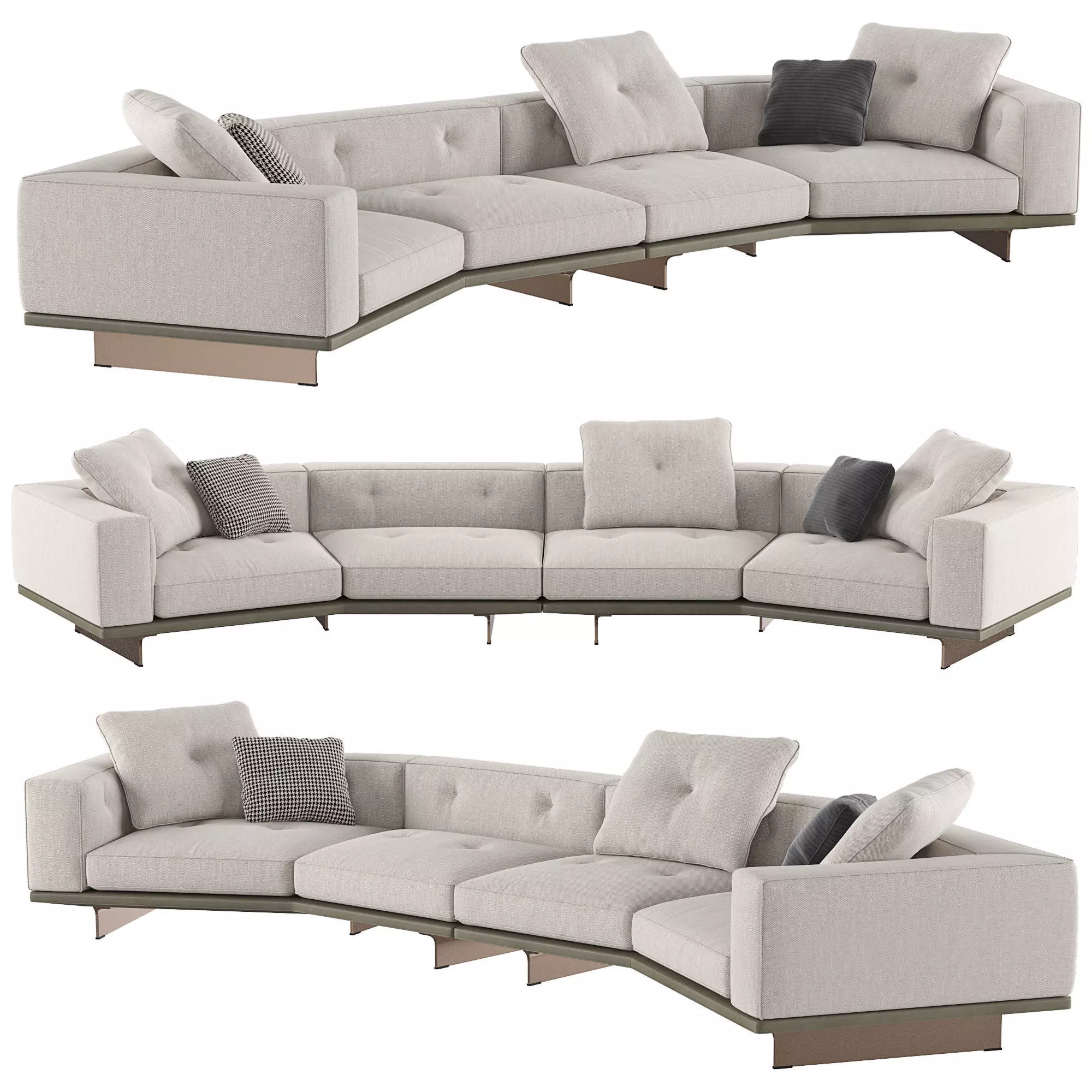 Inclined Sofa Dylan  3D model_0