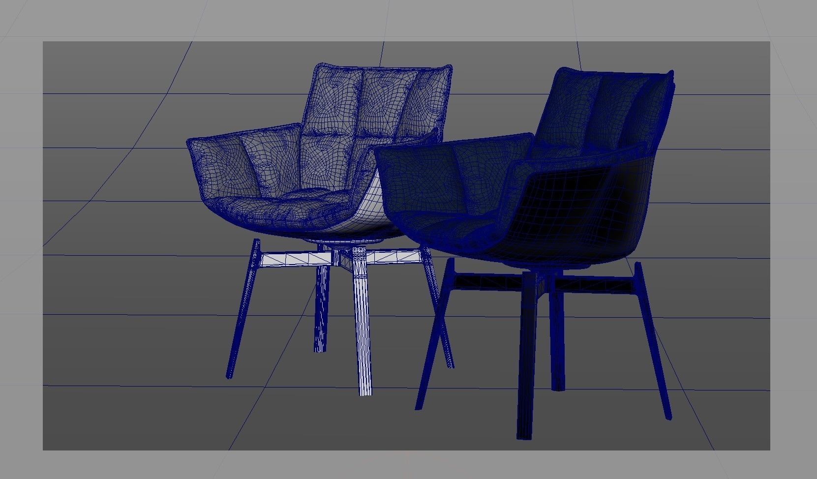 Interior design chair 3D model_5
