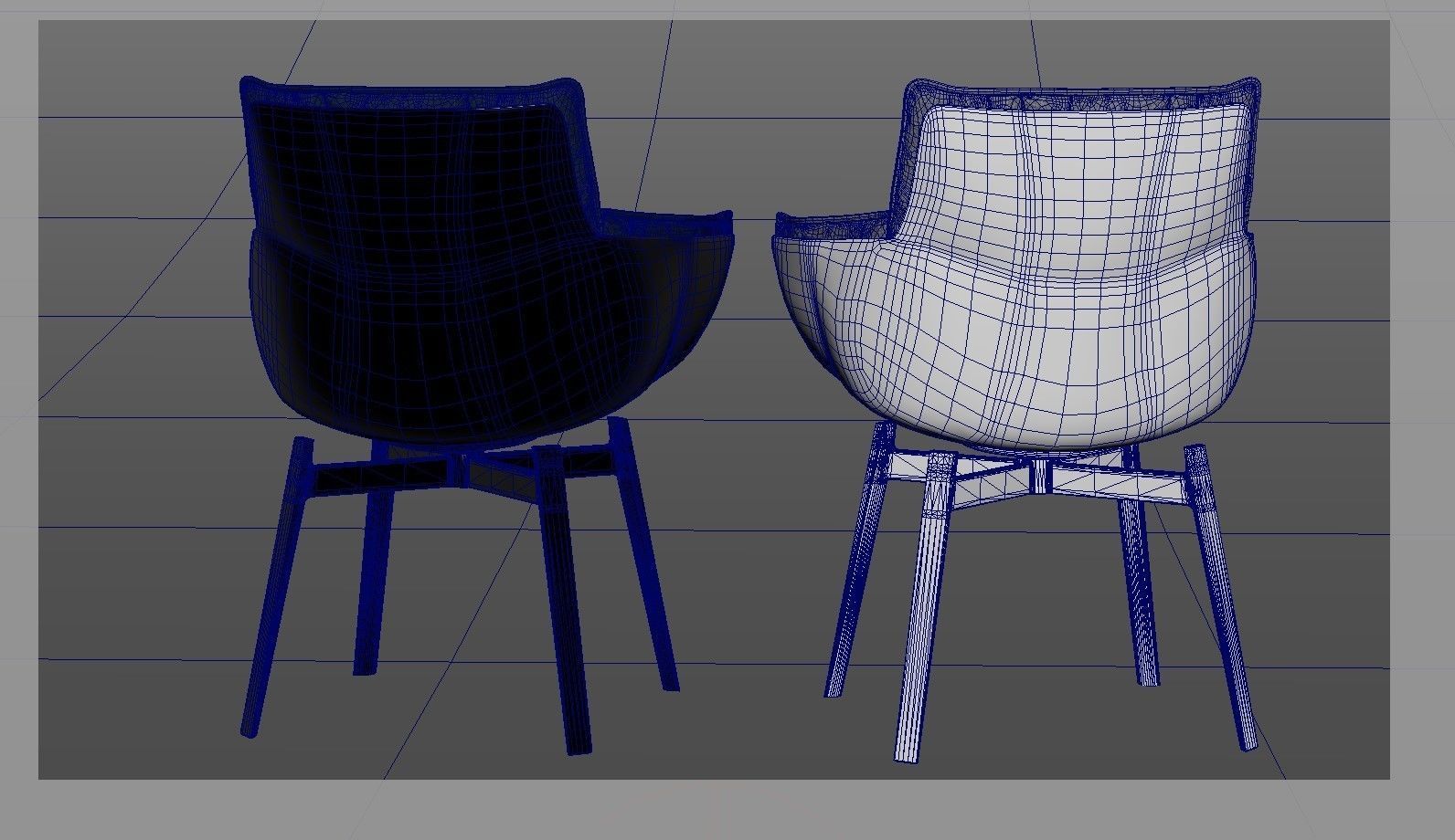 Interior design chair 3D model_3