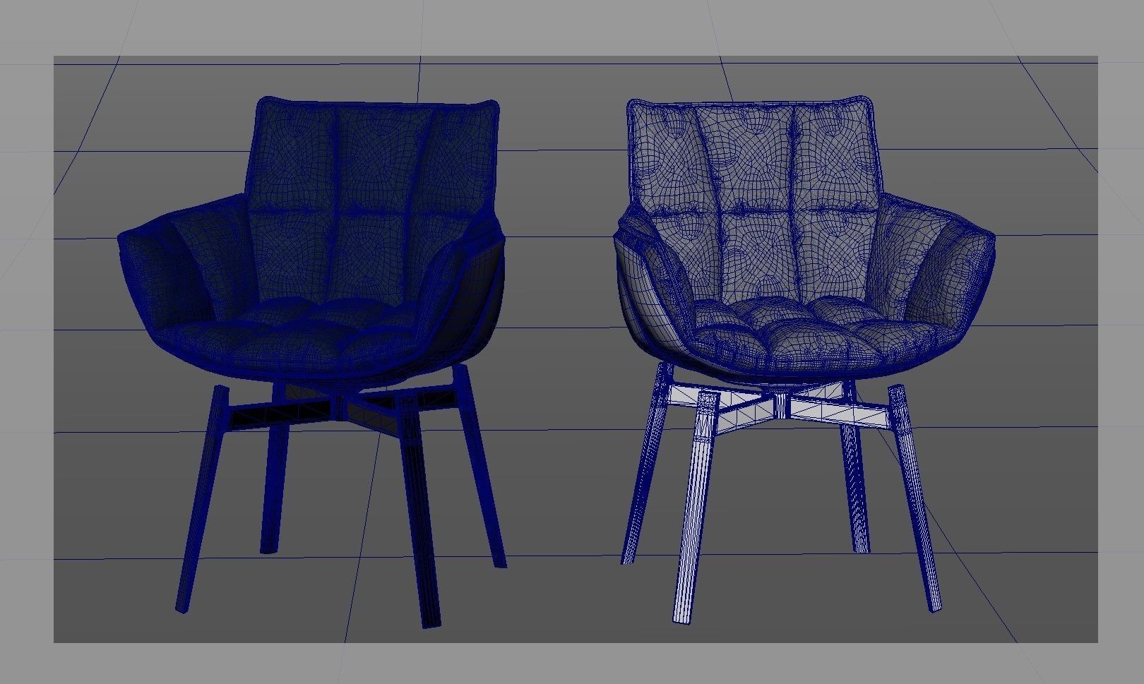 Interior design chair 3D model_1