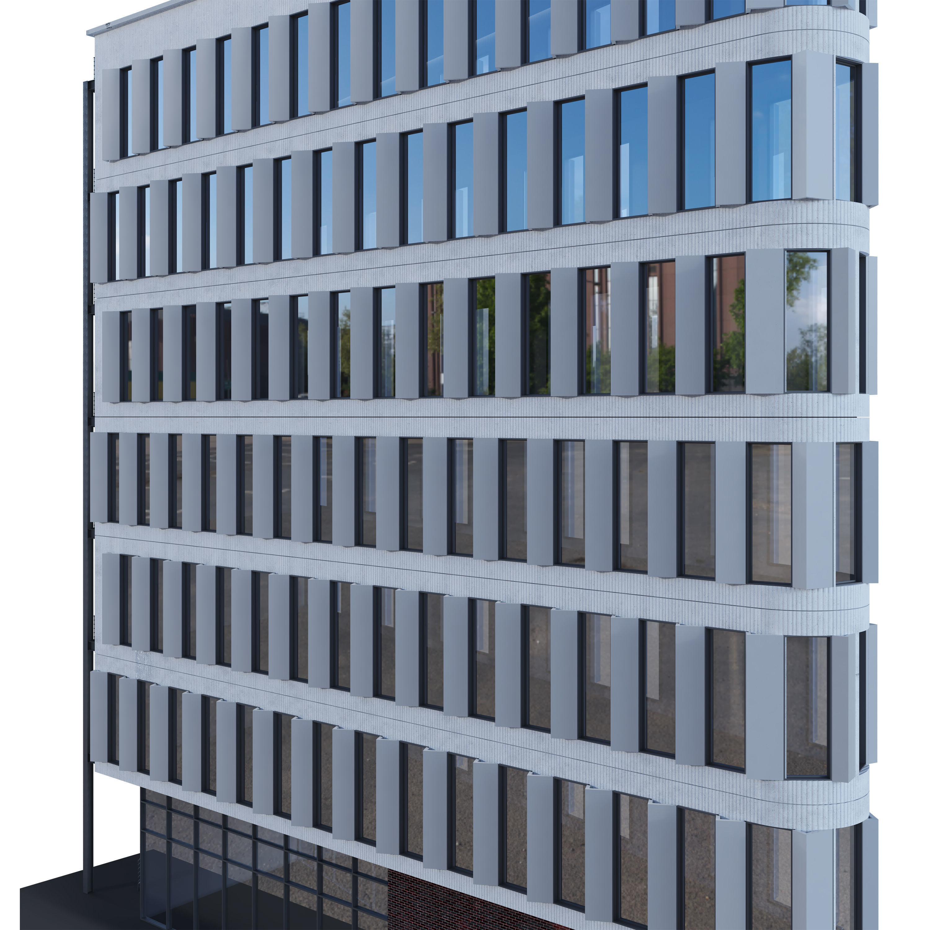 Residental Building 06 3D model_3