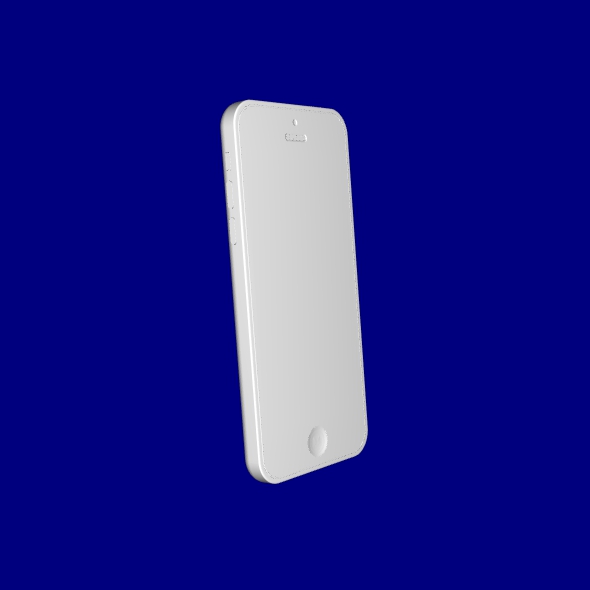 Iphone 5C CAD model 3D model_7