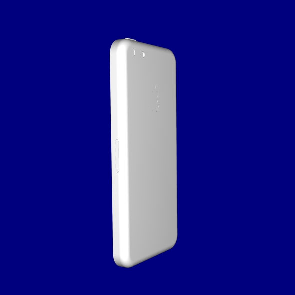 Iphone 5C CAD model 3D model_9