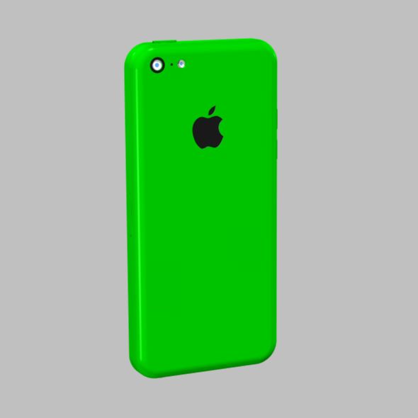 Iphone 5C CAD model 3D model_2
