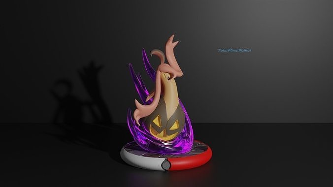 Gourgeist Presupported pokemon 3D print model 3D print model