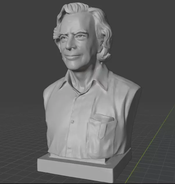 Richard Feynman 3D print model_7
