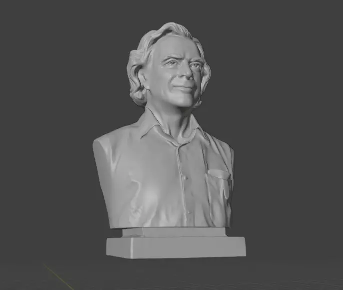 Richard Feynman 3D print model_2