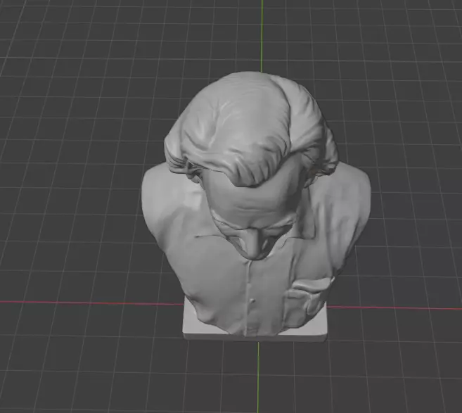 Richard Feynman 3D print model_10