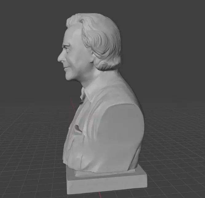 Richard Feynman 3D print model_14