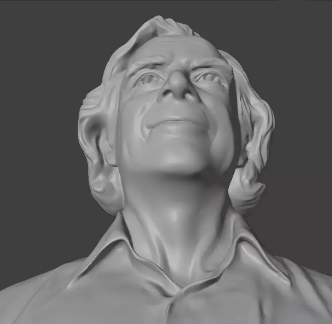 Richard Feynman 3D print model_21