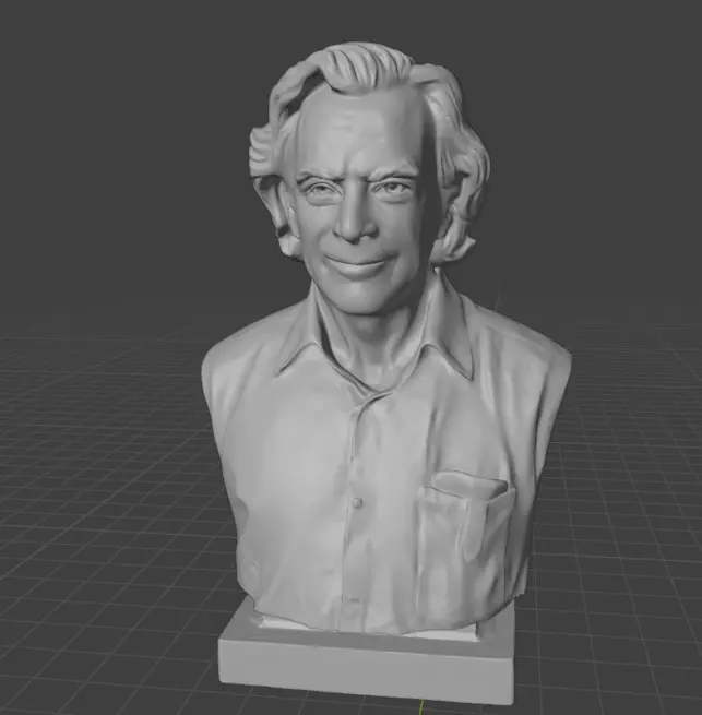 Richard Feynman 3D print model_4