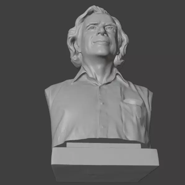 Richard Feynman 3D print model_11