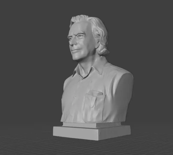 Richard Feynman 3D print model_9