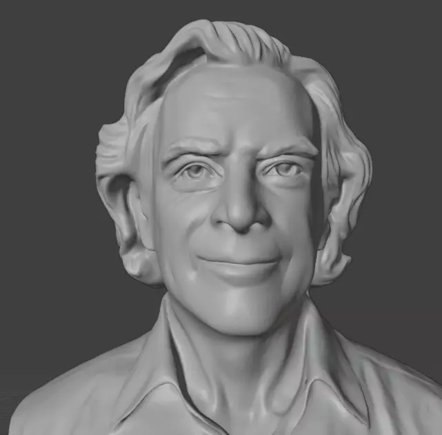 Richard Feynman 3D print model_20