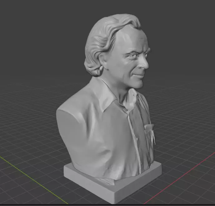 Richard Feynman 3D print model_6