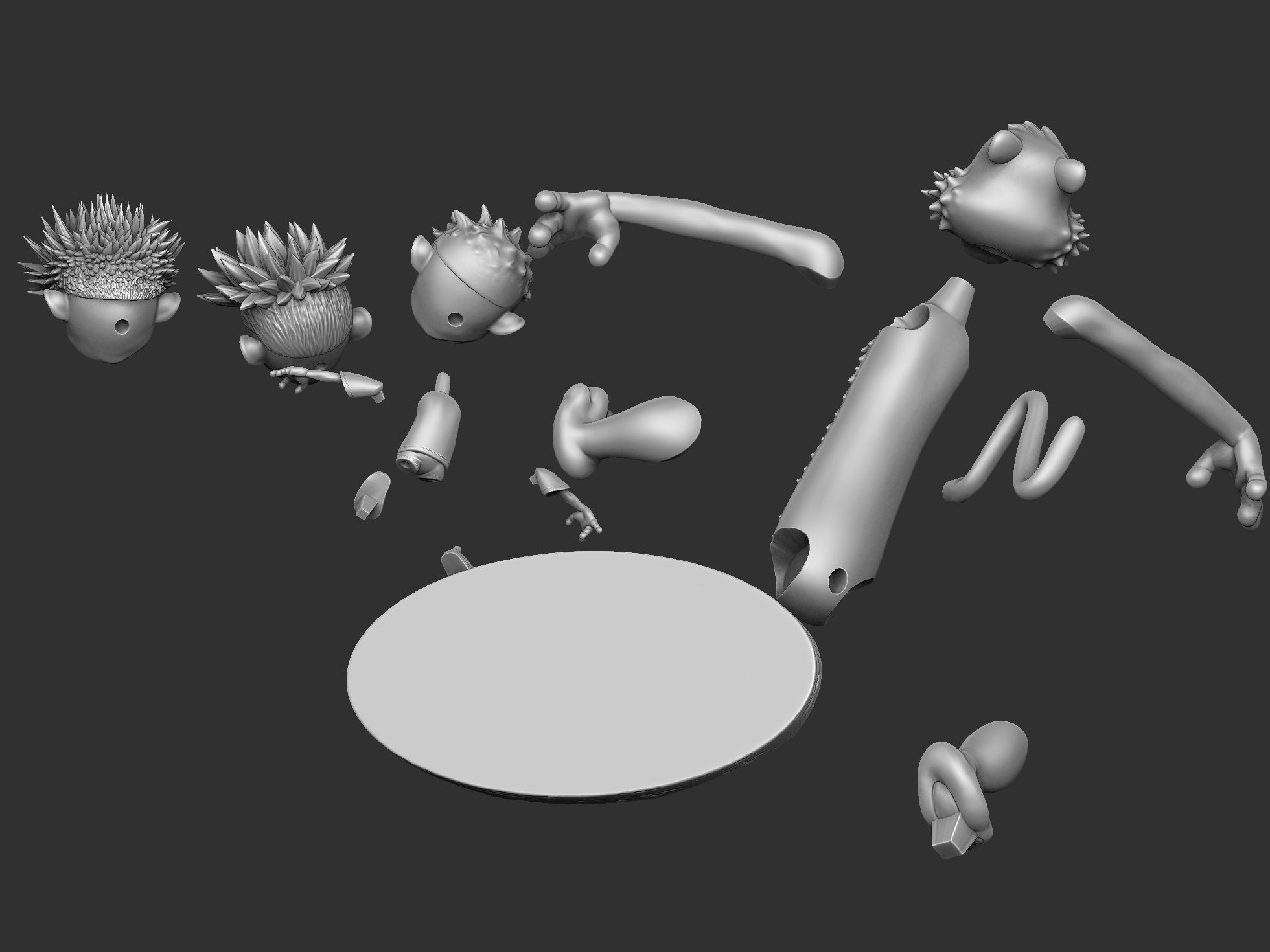  Calvin and Hobbes halloween for 3d print stl 3D print model_17