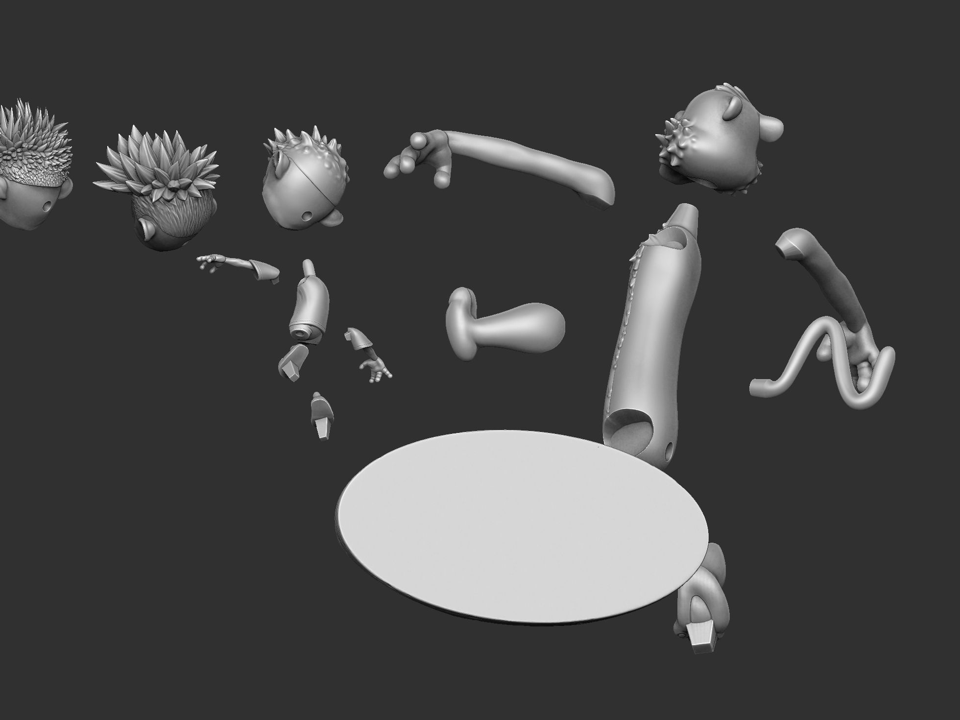  Calvin and Hobbes halloween for 3d print stl 3D print model_16